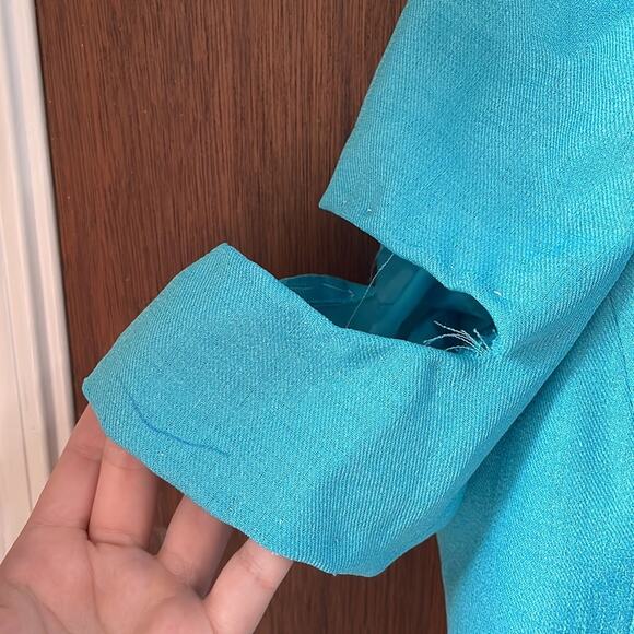Cosplay Turquoise crop blazer - Picture 4 of 8